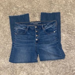 American Eagle High Rise Crop Flare (Short) 14S